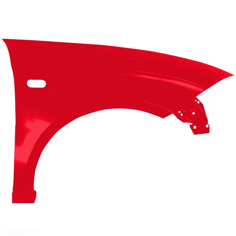 BLU Błotnik SEAT ALTEA 5P1 LS3H prawy czerwony 04-15 przód ocynk Emocion - 2