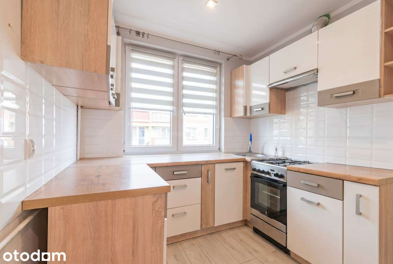 3 pokoje 43m² w ścisłym centrum z dużym balkonem