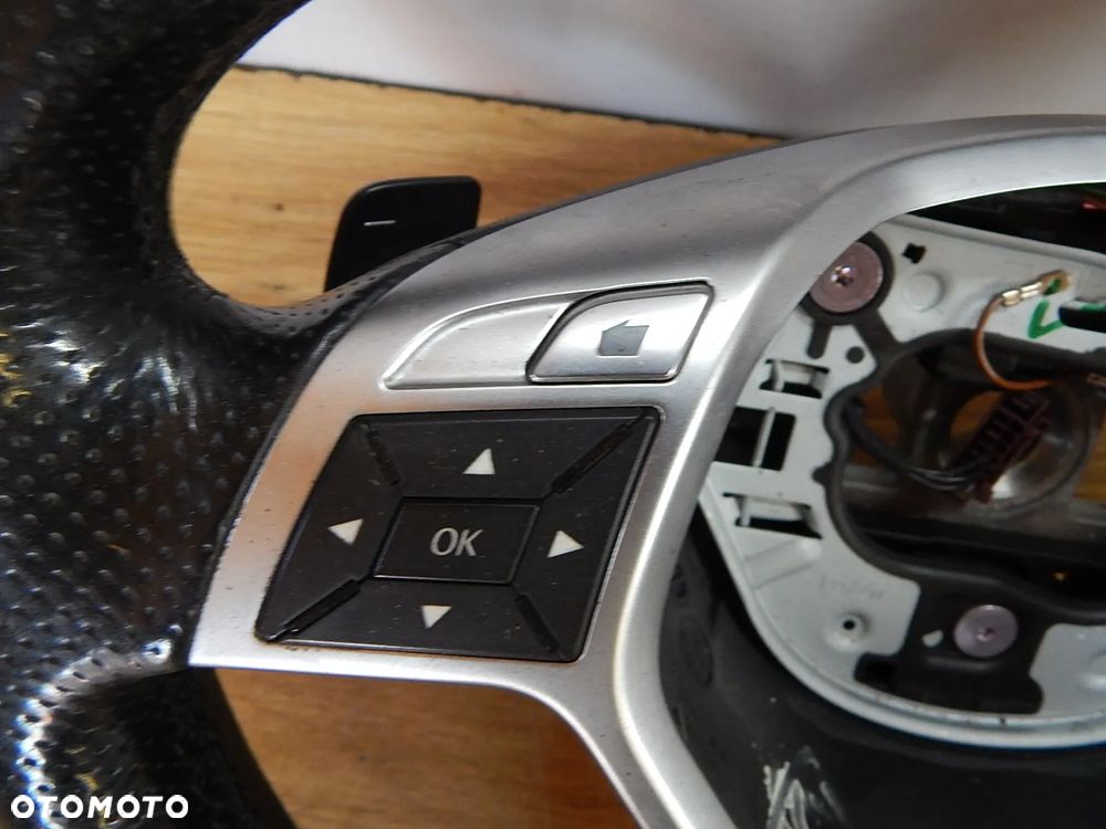 Kierownica skórzana AMG czarna Mercedes E klasa 212 W212 Lift w204 w207 08-16 Łuków części - 4