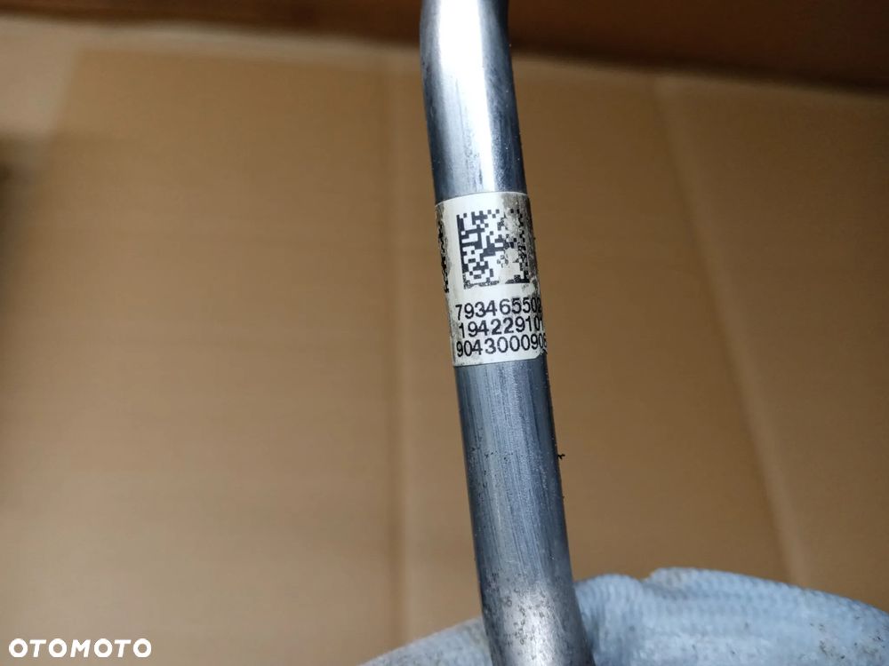 Przewód rurka smarująca dopływu oleju olejowa turbiny BMW M5 G30 F90 4.4 7934655 - 5