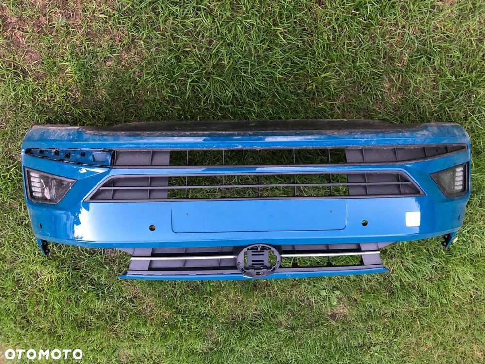 VW POLO 2G0 ZDERZAK PRZEDNI HALOGEN GRILL BELKA - 1