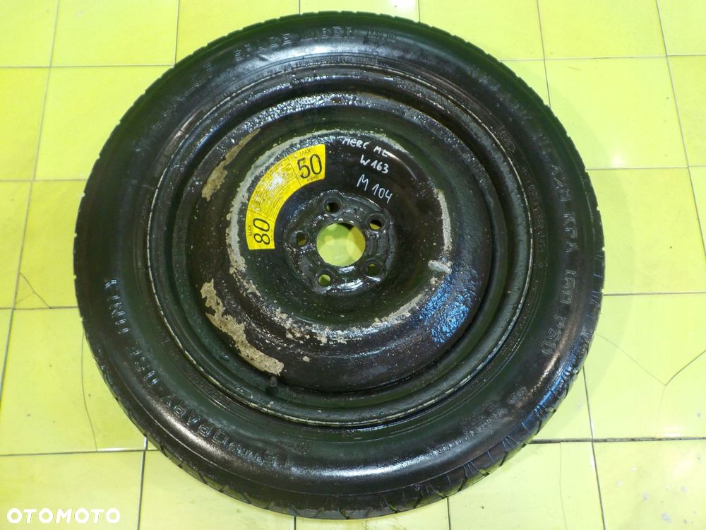 MERCEDES ML W163 kolo dojazdowe 155/90/18 5x112 - 1