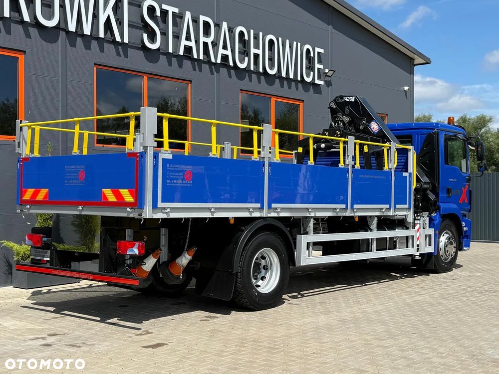 MAN TGM TGL TGS 18.250 E6 //skrzyniowy z HDS // 4x2 // żuraw HMF 1420 K2 HDS dzwig kran crane budowlanka - 7