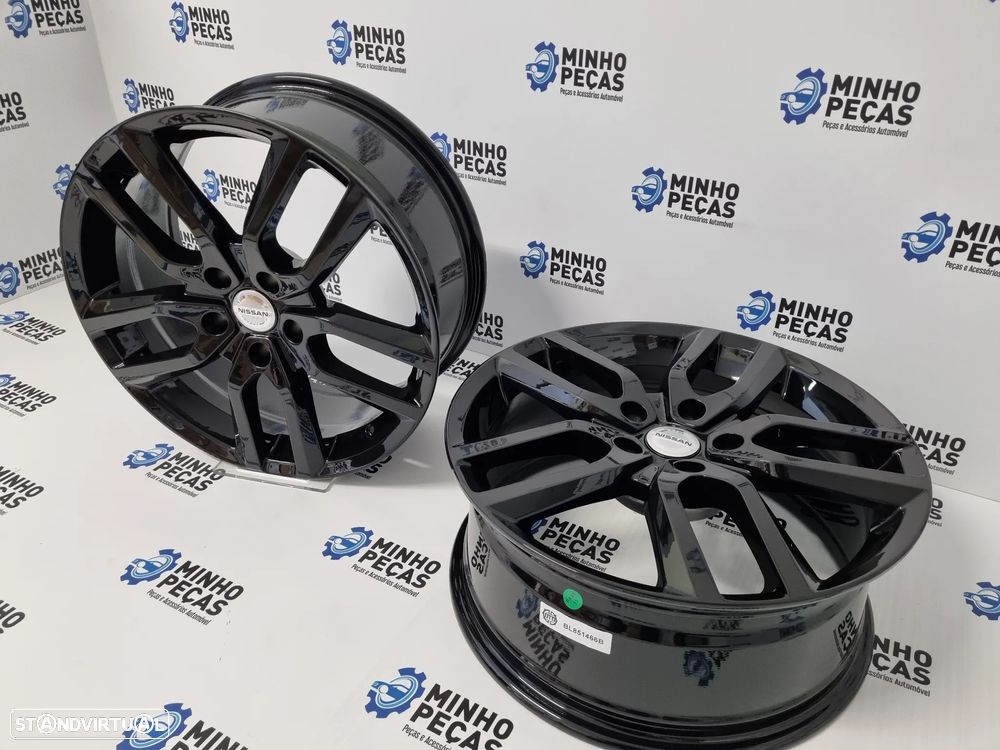 Jantes Nissan Qashqai em 18 Preto Brilho (5x114.3) - 5