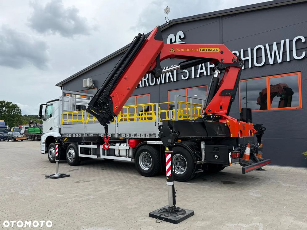 Mercedes-Benz Arocs Actros 3236 // E6 // 8x4 // Palfinger PK48002 z radiem // energetyka budowlanka skrzynia kran crane żuraw dzwig - 14