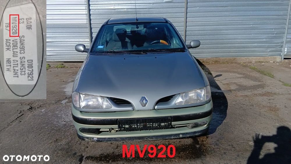 Tylko Części Renault Megane I PHI 1.6 8v K4M702 90KM 66kW 5d hb 95-99r Lakier MV920 - 1