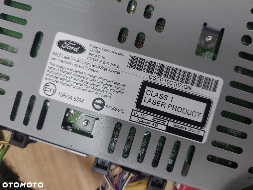 Radio ekran wyświetlacz ramka panel nawigacja SYNC komplet Ford Mondeo MK5 V Fusion 14-22 kolor ND kompletna Łuków części - 11