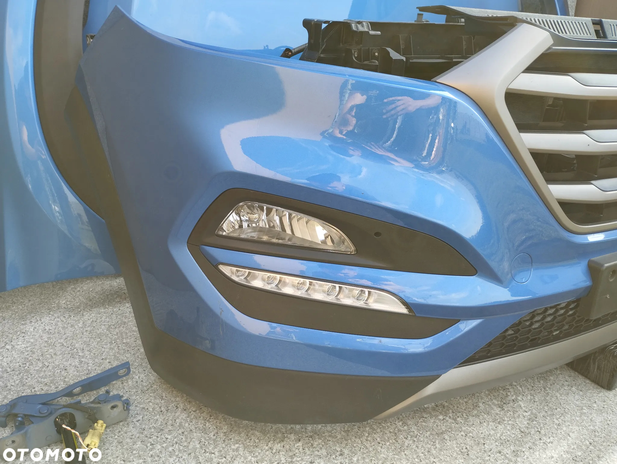 Hyundai Tucson 15-18r kompletny przód zderzak maska błotnik prawy lewy kolor R3U - 5