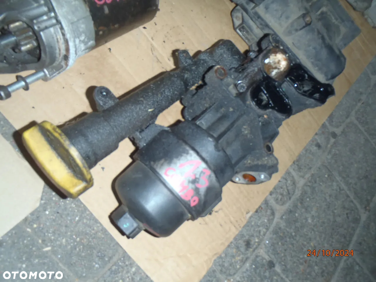 kolektor ssący alternator sprężarka sprzęgło docisk tarcza  dwumasa dwumas chłodniczka oleju opel corsa combo astra meriva 1.3 cdti - 5