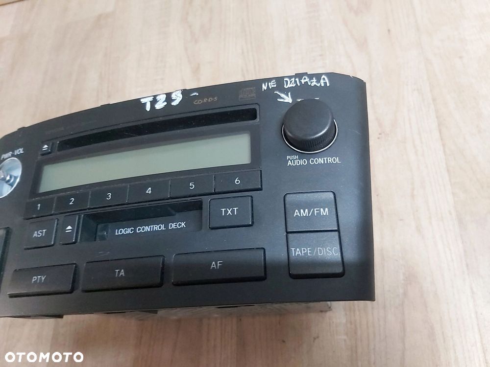 TOYOTA Avensis T25 Radio CD W53900 oryginał 86120-05070 - 3