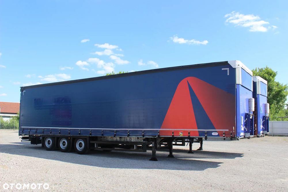 Schmitz Cargobull VARIOS /FIRANKA  /OSIE SCHMITZ / DACH PODNOSZONY/ RAMA OCYNK /SERWIS FR / IDEALNY STAN / - 4