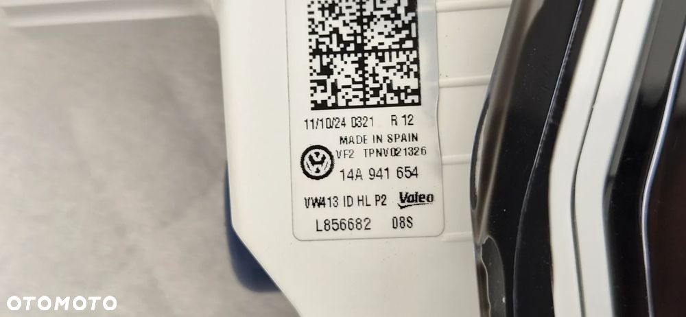 LAMPA LEWA PRAWA PRZÓD DRL LED VW ID.7 2023- 14A941654 14A941653 NOWE - 4