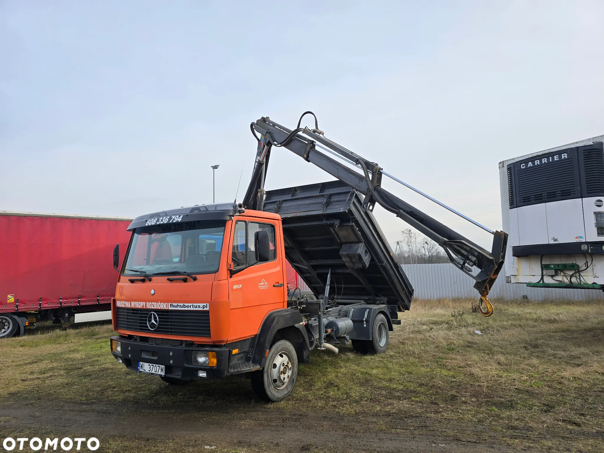 Mercedes-Benz 817K * Meiller Kipper * Hds Hiab * Mały przebieg * 100% Sprawny - 3