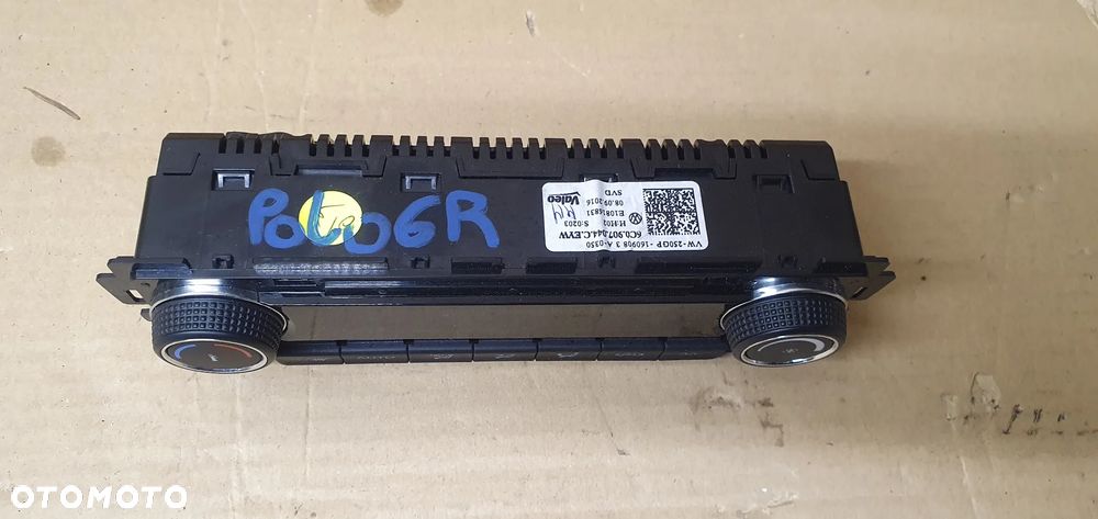 Panel nawiewu klimatyzacji klimy VW Polo V 6R 6C0907044C - 2