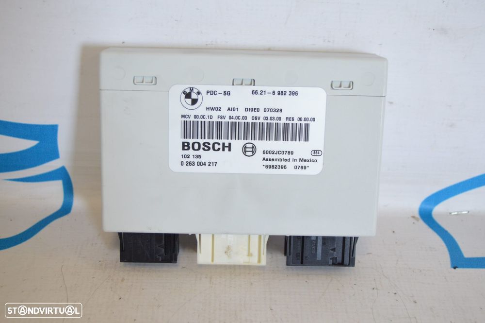 MODULO ELETRONICO CENTRALINA ECU PARQUE PARK ESTACIONAMENTO 66216982396 0263004217 BMW SERIE 3 E90 E91 E92 E93 SERIE 1 E81 E87