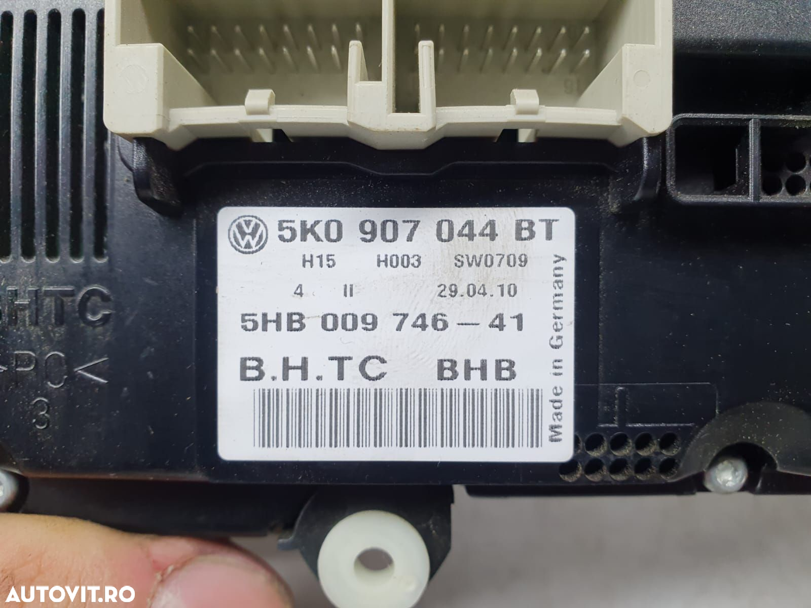 Panou comanda clima 5k0907044bt Volkswagen VW Scirocco 3 [2008 - 2015 - 7