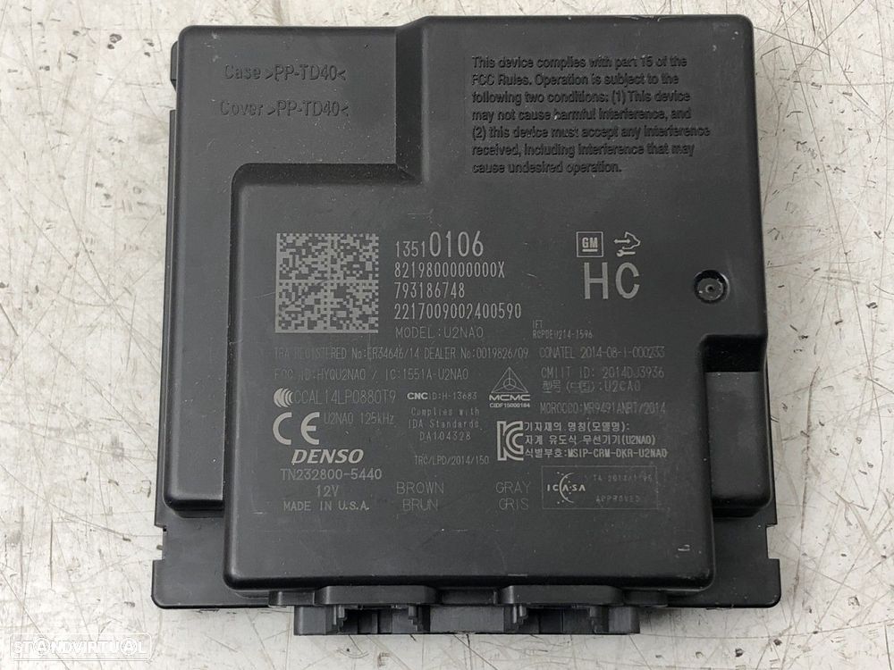 Modulo de entrada sem chave Usado OPEL ASTRA K (B16) 1.6 CDTi | 11.15 -  REF. 13... - 2