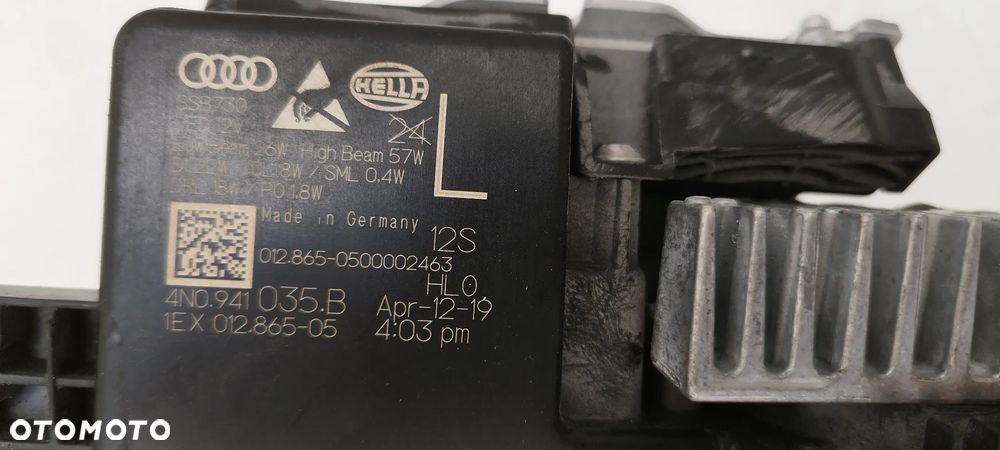 Audi A8 4N0 2017- Full Led Matrix Lewy Oryginał USA 4N0941035B - 6