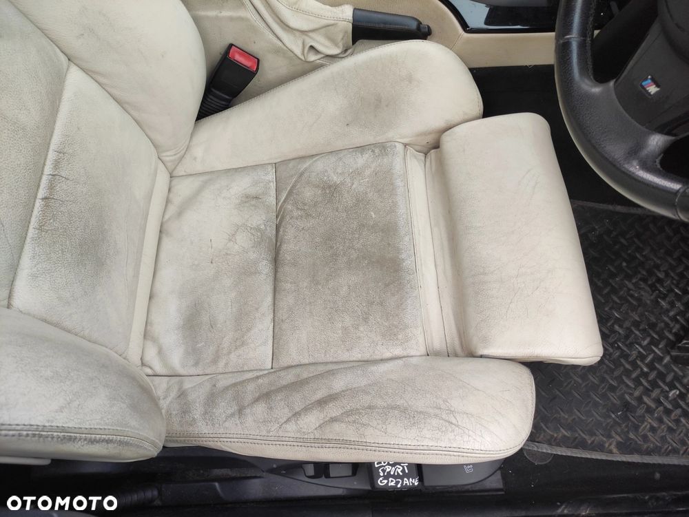 FOTEL PRAWY PRZÓD PRZEDNI SPORT SKÓRA MATA GRZANIA GRZEWCZA BMW E60 E61 - 2