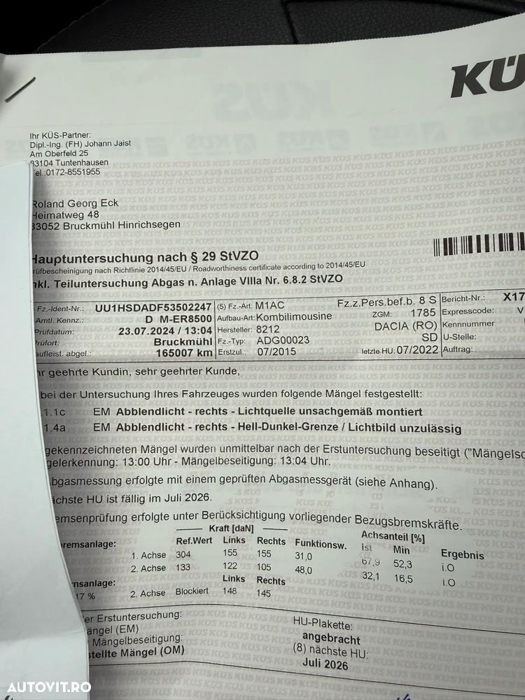 Dacia Duster dCi 110 FAP 4x2 Prestige - 39