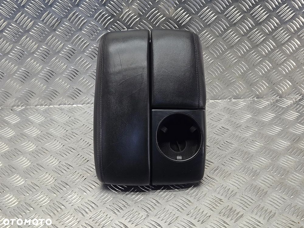 AUDI Q7 4L 05-15R PODŁOKIETNIK PODWOJNY PRZÓD CZARNY SKÓRA UK ANGLIK 4L1864207/2 - 4