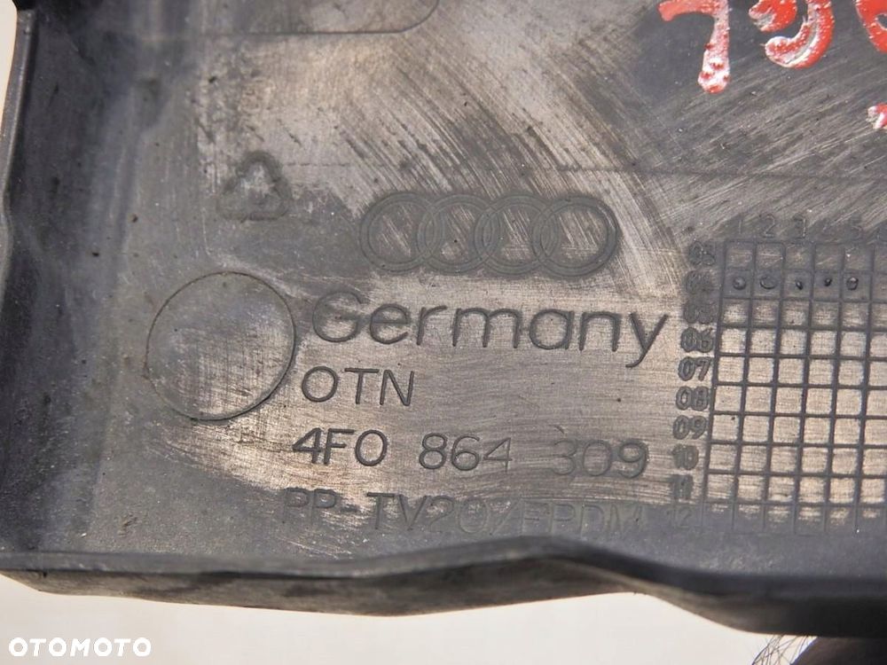 OSŁONA MAGLOWNICY LEWA AUDI A6 C6 3.2 FSI 4F0864309 - 6