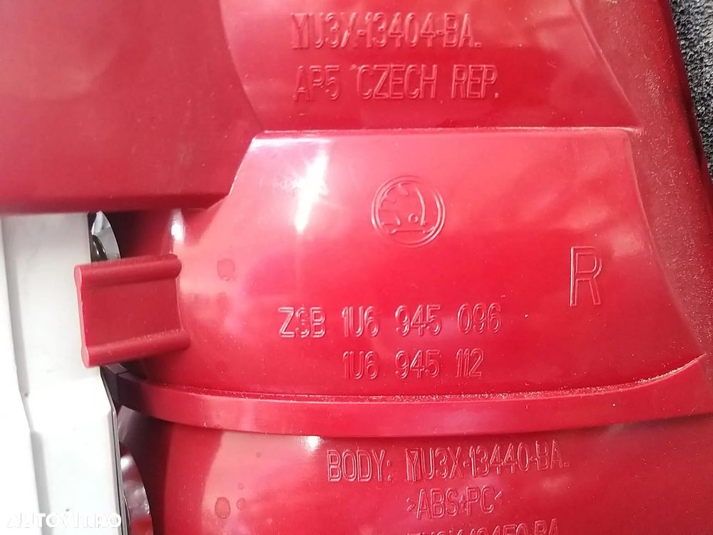 Stop tripla lampa dreapta skoda octavia 1 1u2 1u6945096 1u6945112 - 3