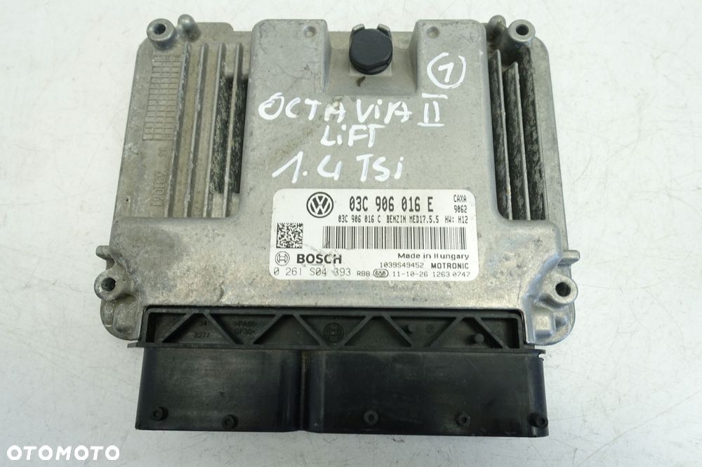 Skoda Octavia II 1.4 TSI KOMPUTER SILNIKA moduł - 1