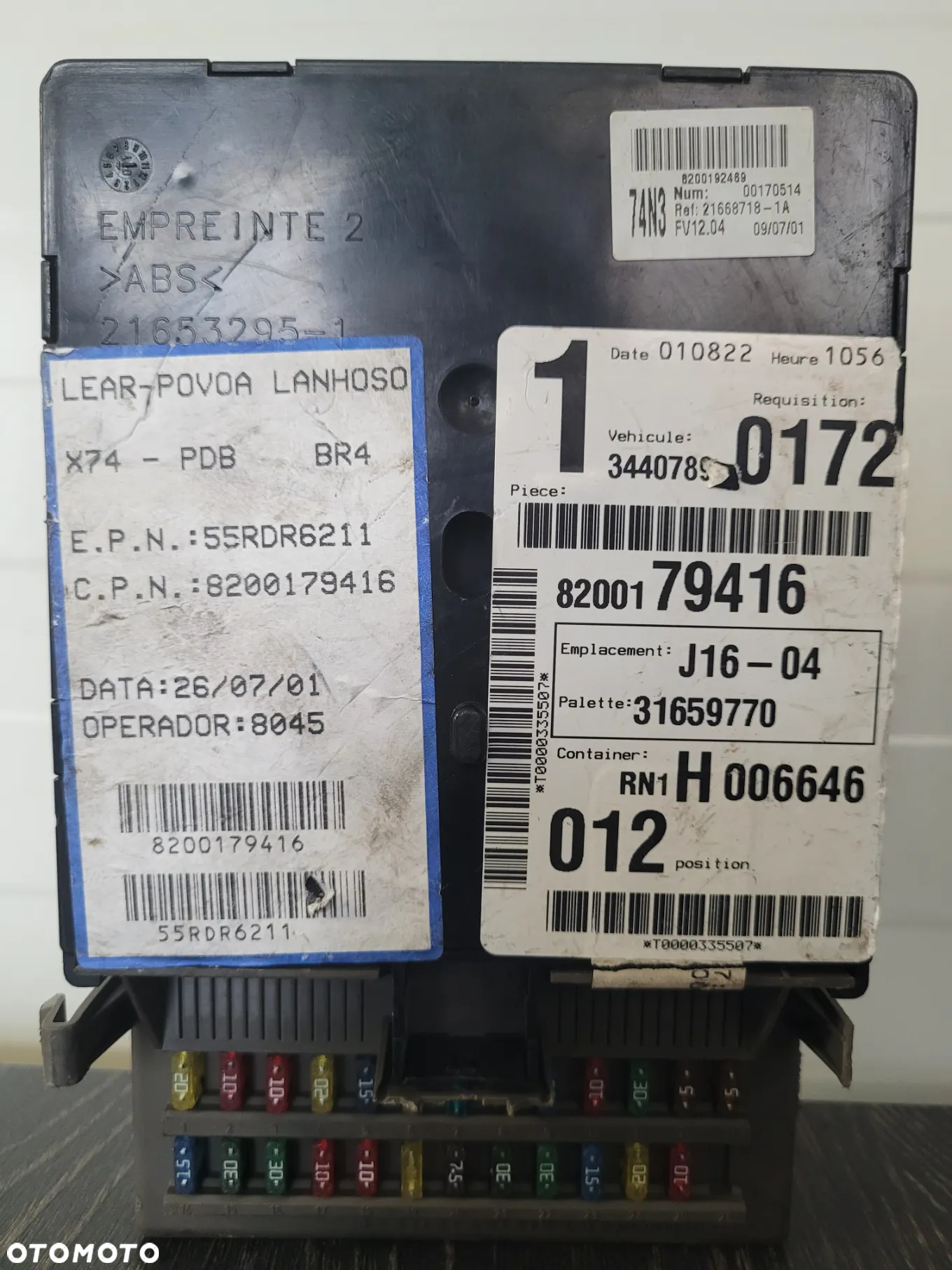 Renault Laguna III Moduł Komfortu USM 8200179416 - 2
