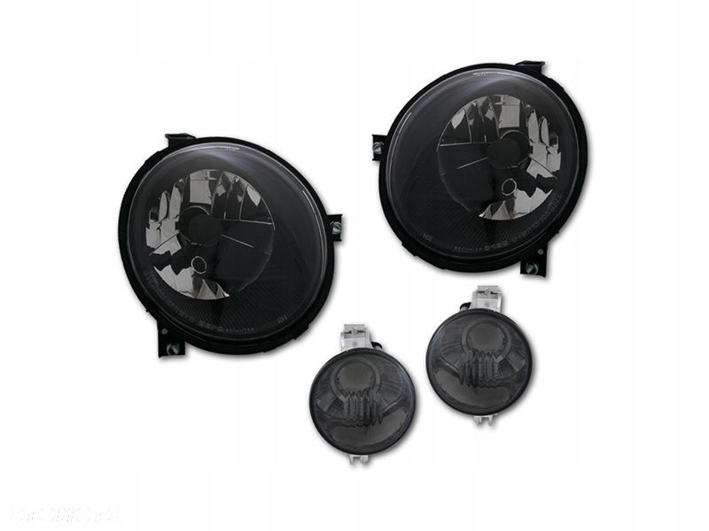 Reflektory Lampy kpl BLACK VW LUPO 6x 1998-2005 - 1