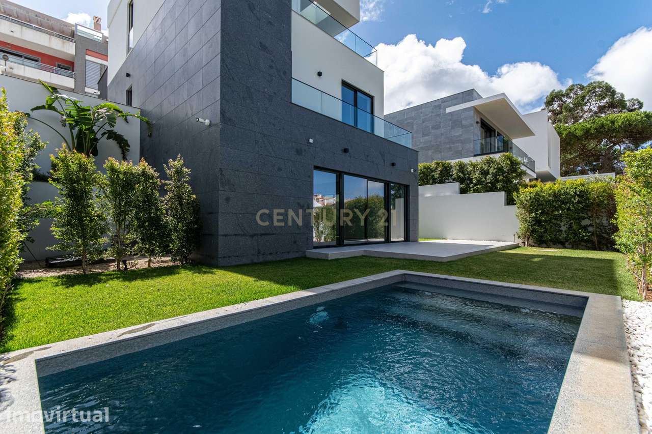 Moradia  Independente T4 Nova Construção com piscina (Estoril) - Grande imagem: 5/47