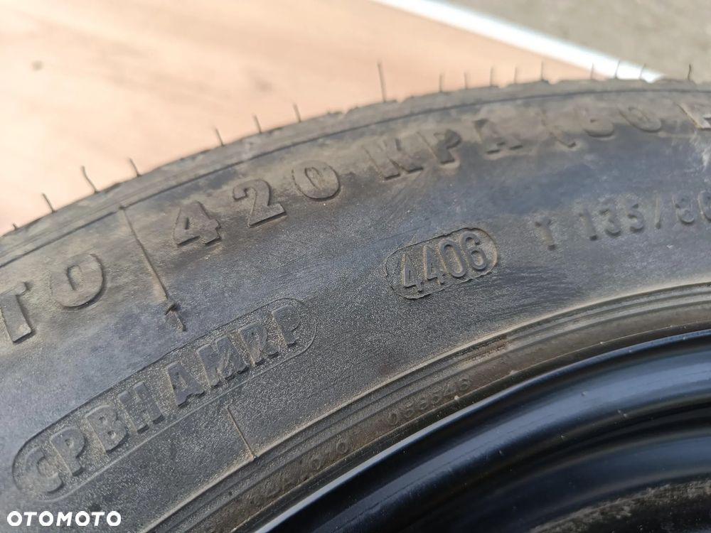 BMW E60 E61 KOŁO DOJAZDOWE ZAPASOWE 135/80 17 ET18 - 7