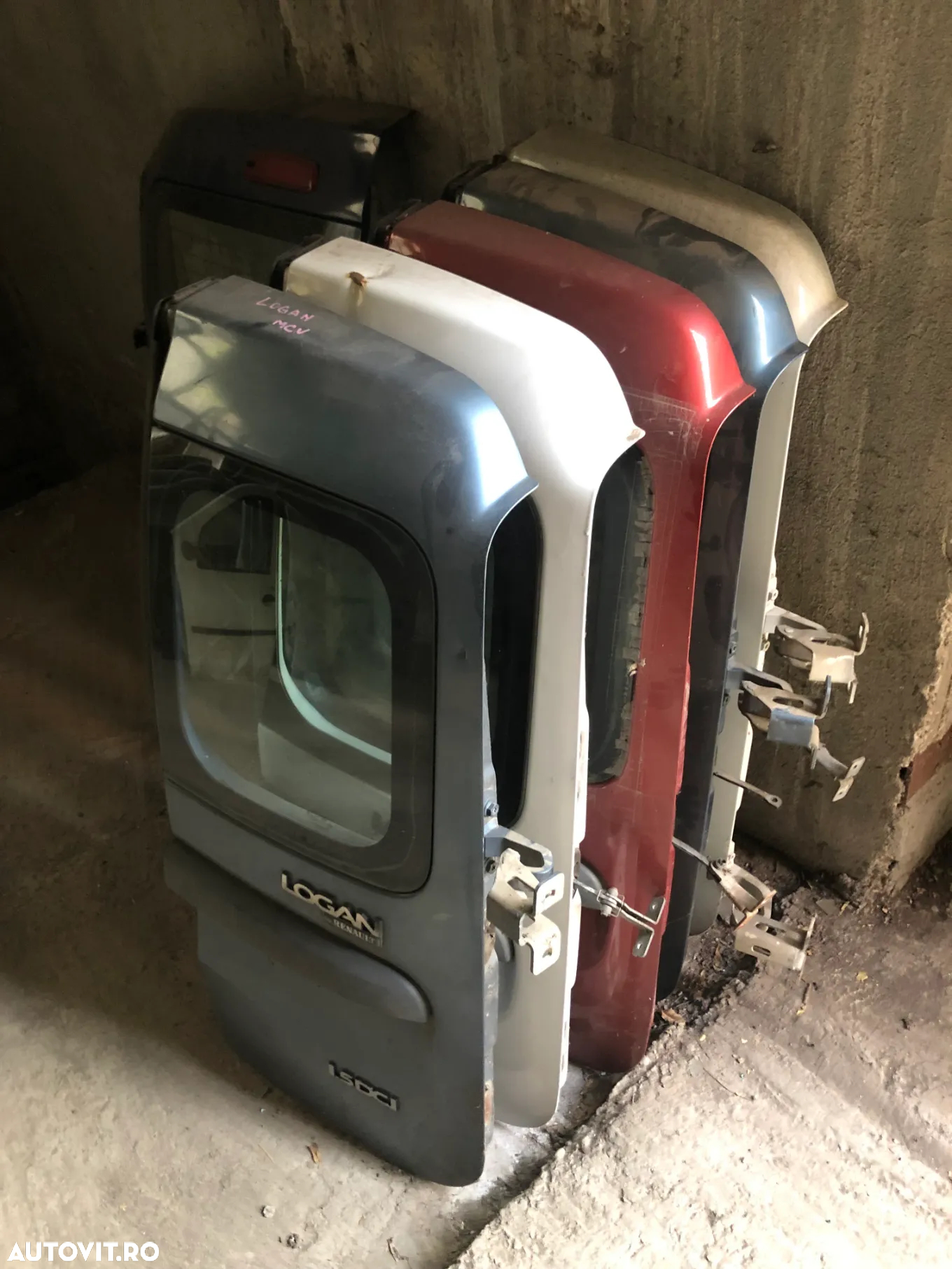 Usa batanta dreapta spate Dacia Logan MCV rosu,albastru - 3