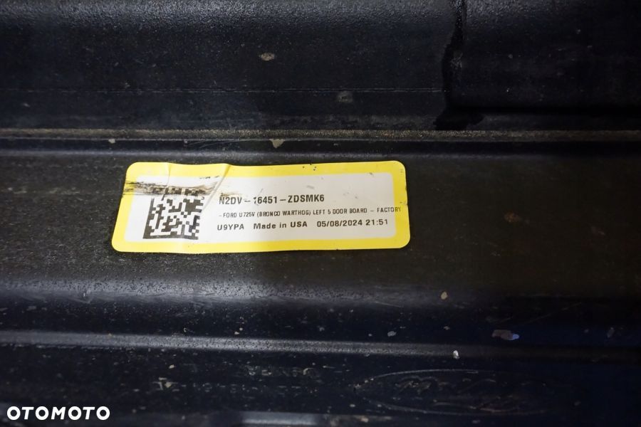 FORD BRONCO RAPTOR 2021 - Próg Stopień Boczny Lewy Stalowy USA - 10