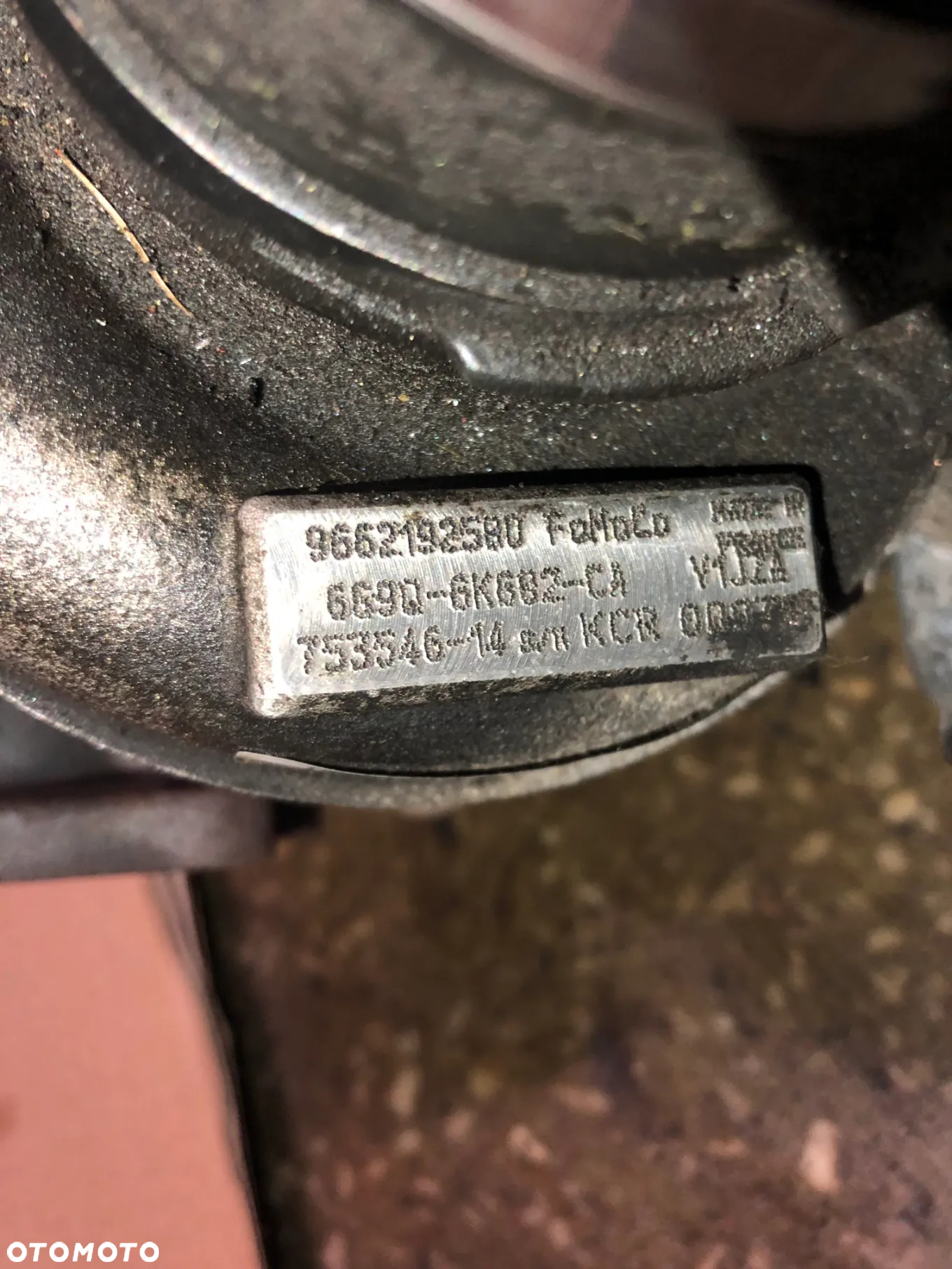 TURBOSPRĘŻARKA 6G9Q-6K682-CA LAND ROVER FREELANDER 2 II 2.2 TD4 - 2