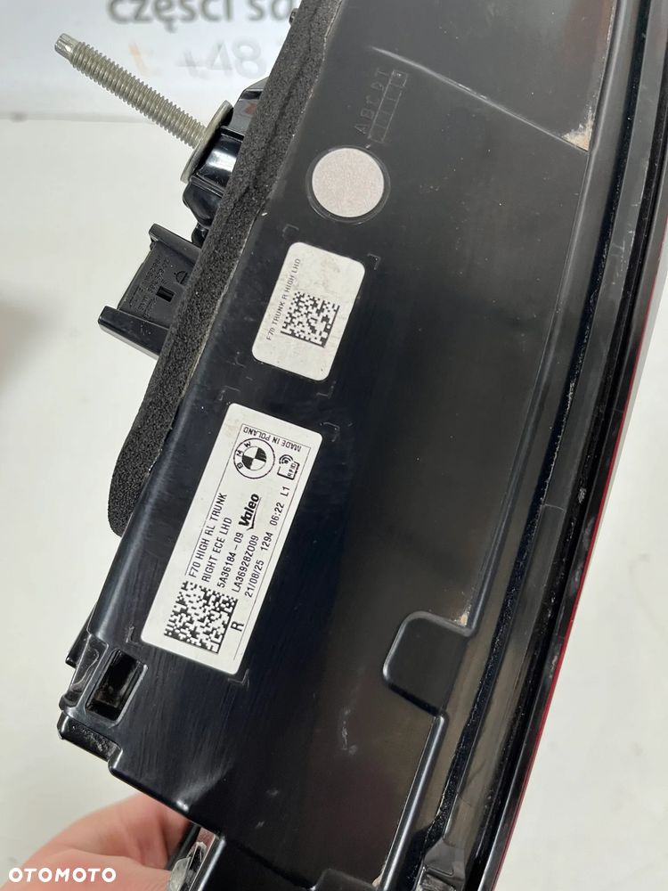 BMW 1 F70 2025 LAMPA PRAWA TYLNA W KLAPĘ 5A36184 - 4