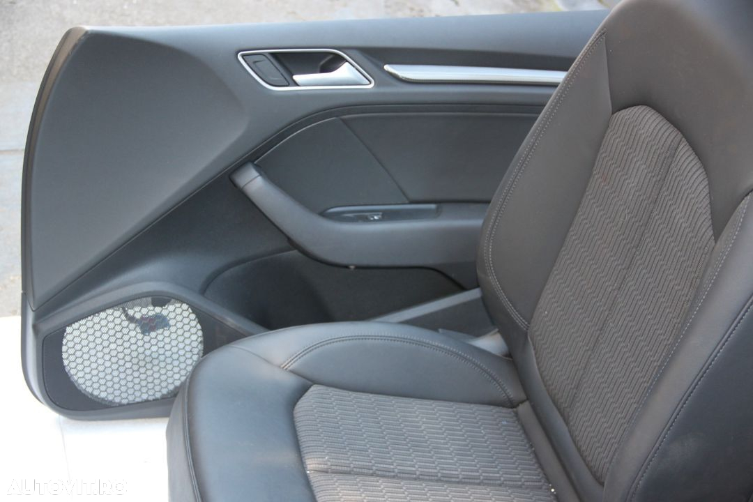 Interior de piele si material negru Audi A3 8V SPORTBACK Model 2015 !!! NU ESTE DE ANGLIA !!! - 5