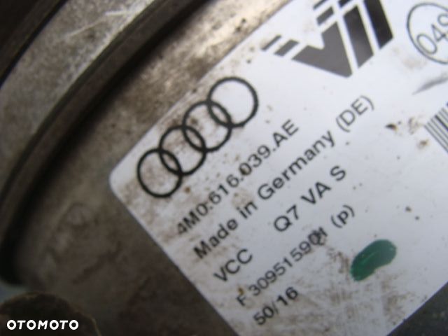 AUDI Q7 SQ7 AMORTYZATOR PNEUMATYCZNY 4M0616039AE - 2