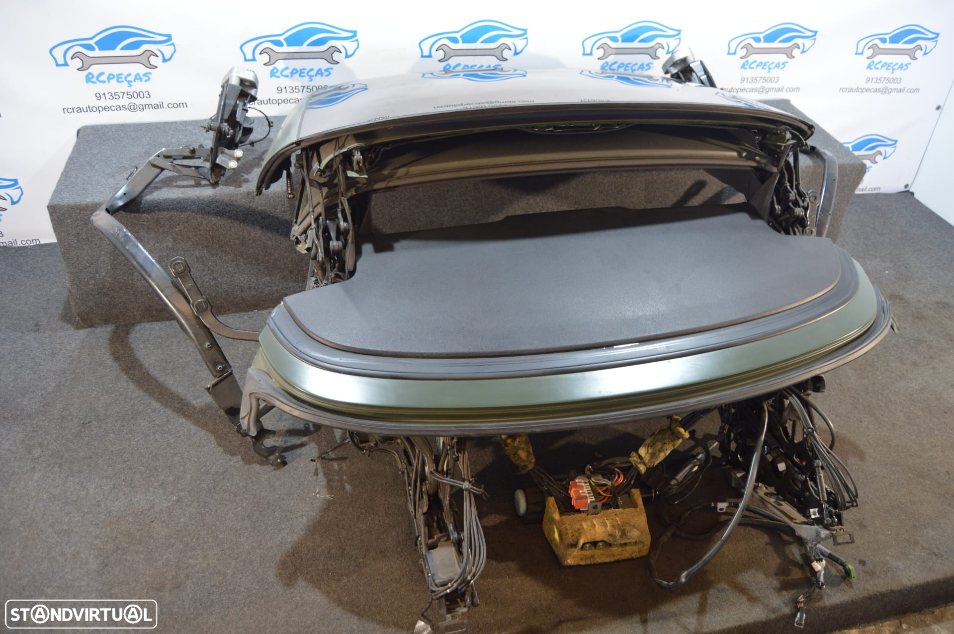 CAPOTA VIDRO ELETRICA HARD TOP BMW SERIE 3 E93 CABRIO 61357199885 7199885 7128780 SERIE 3 E93 CABRIO LCI TEJADILHO ELETRICO TETO PANORAMICO - 6