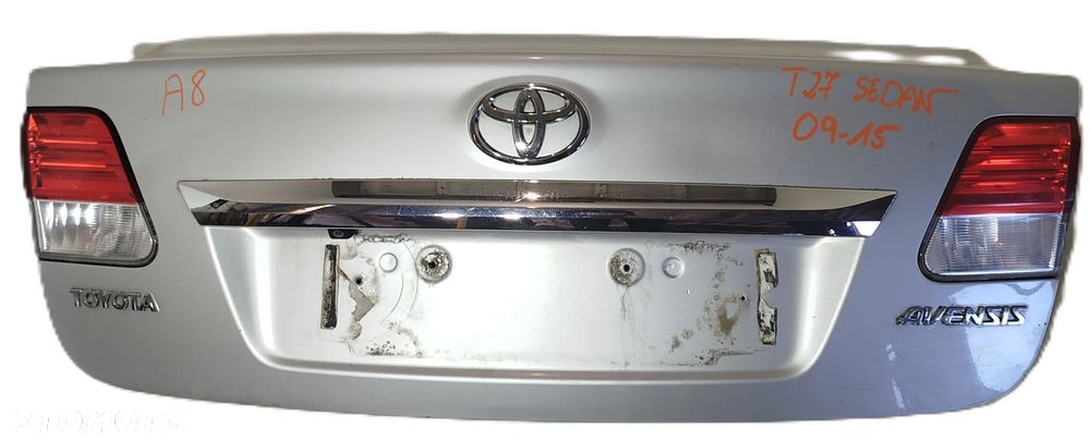 Klapa tylna bagażnika TOYOTA AVENSIS T27 09-14 SEDAN - 1