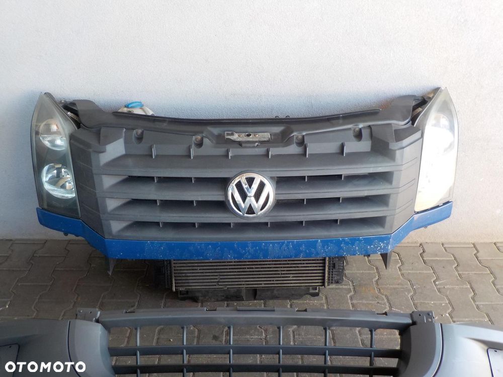 VW CRAFTER 2.0 TDI LIFT PAS PRZEDNI ZDERZAK KOMPLETNY PRZÓD CHŁODNICE GRILL LAMPY - 3