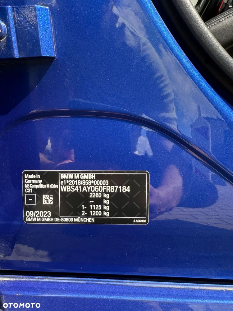 BMW M3 M Competition xDrive sport - 23