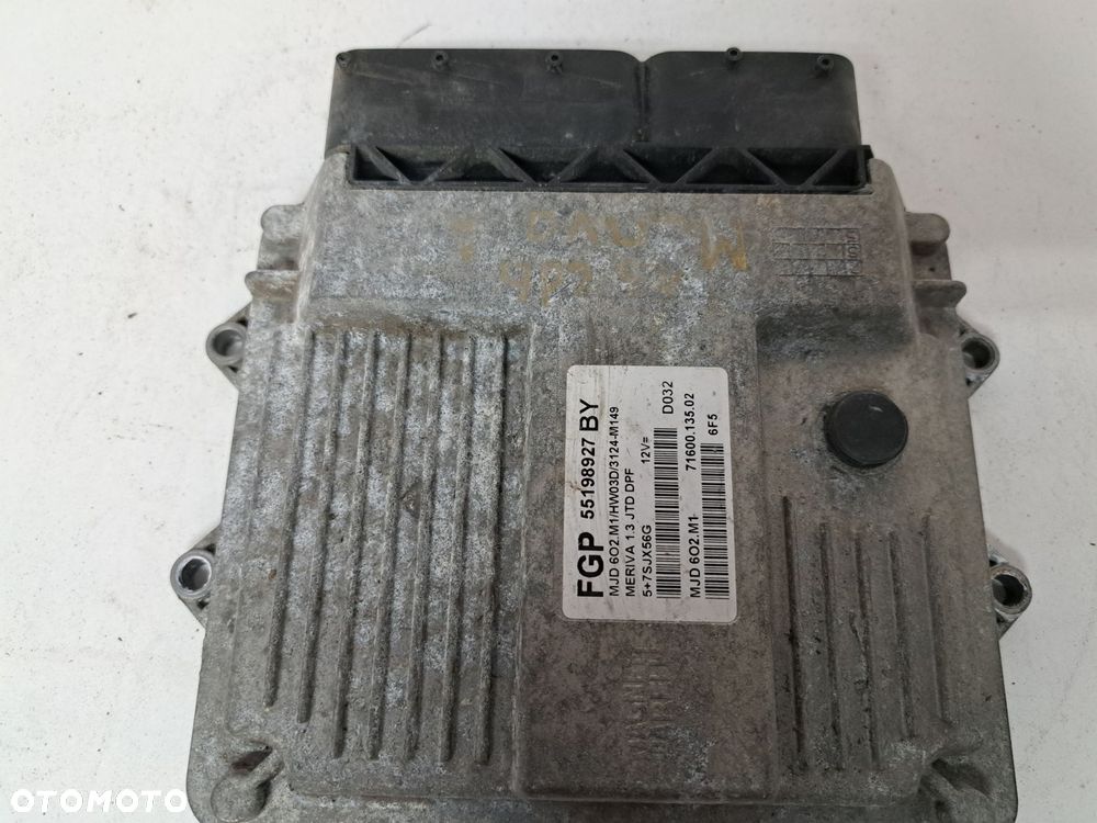 OPEL MERIVA A  1.3 CDTI KOMPUTER  STEROWNIK  SILNIKA 55198927 71600.135.02 - 3