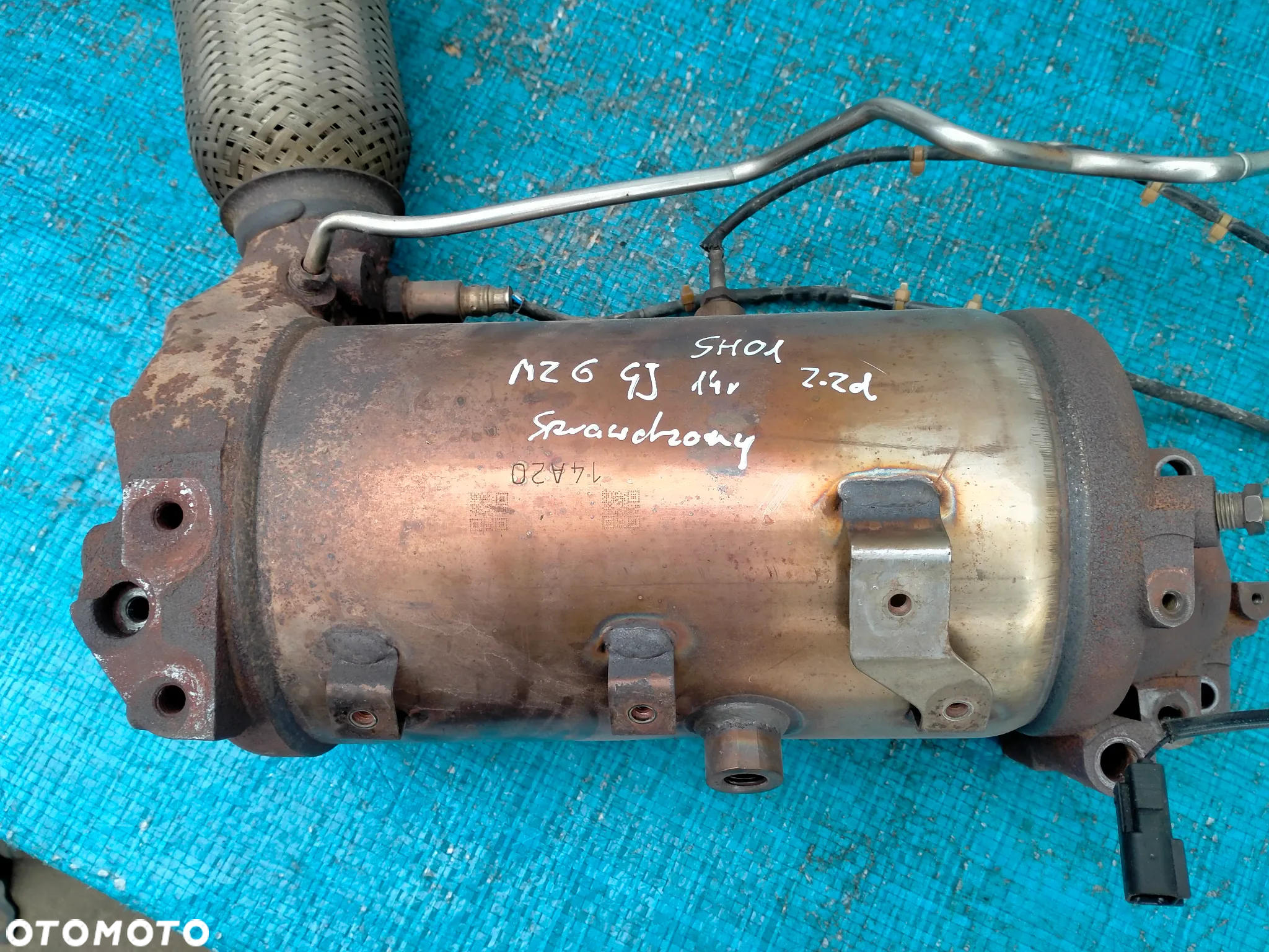 MAZDA CX 5 / 6 /3 2.2 DIESEL SH01 Filtr DPF FAP Katalizator Czujnik Sąda ORYGINAŁ - 2