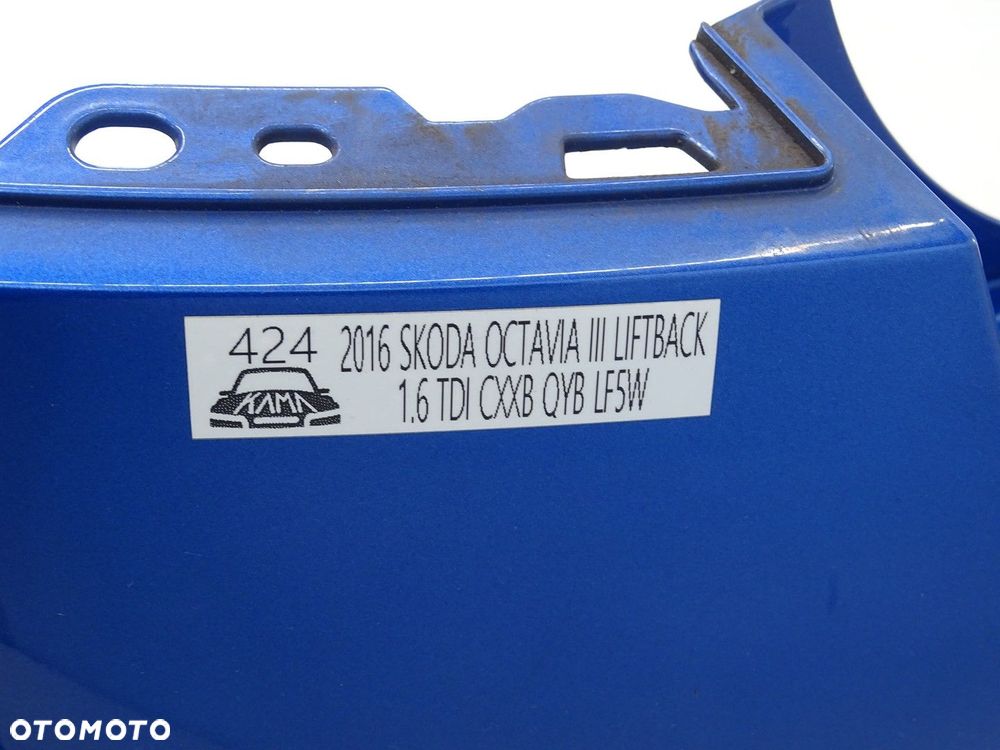 ZDERZAK TYŁ TYLNY POD 4X PDC SKODA OCTAVIA III 5E SEDAN / LIFTBACK LF5W - 15