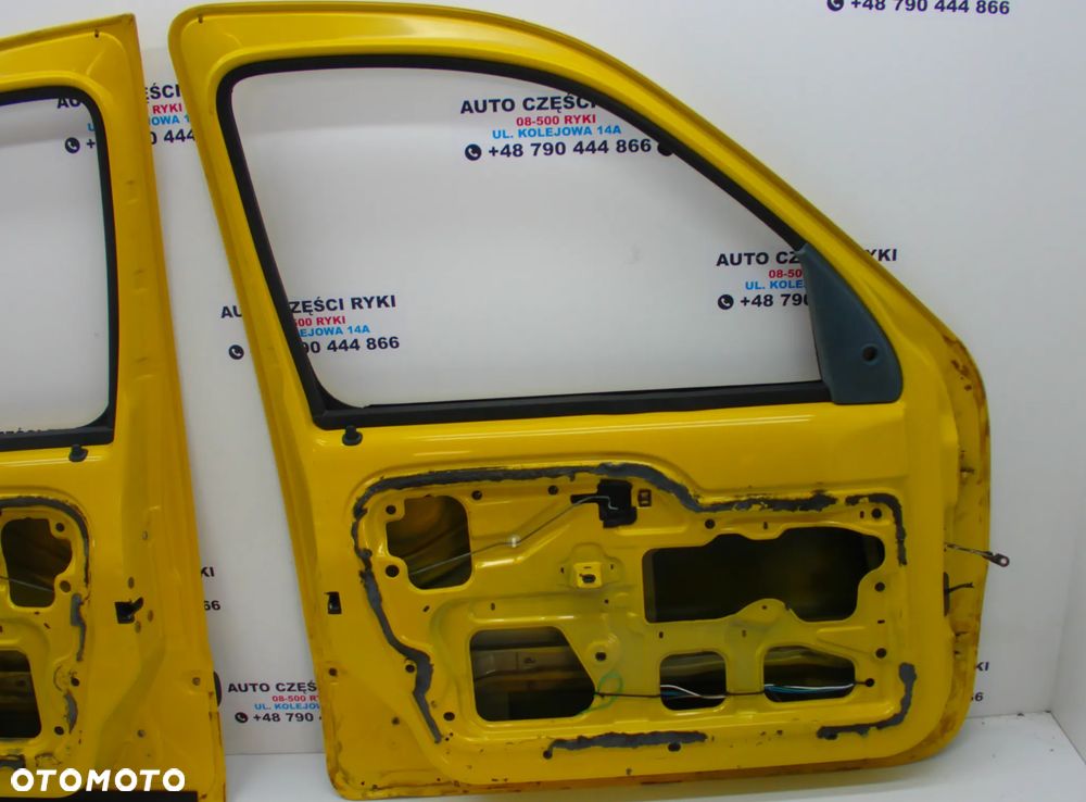 Renault kangoo I Drzwi prawe lewe żółte - 9