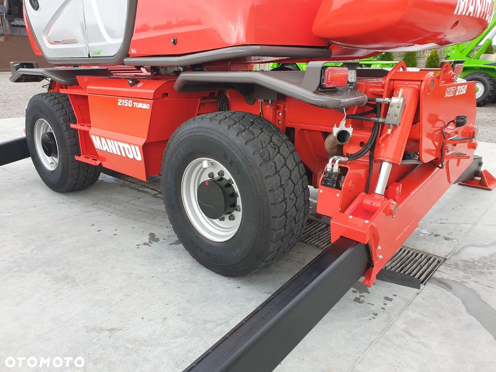 Manitou MRT ROTO 2150 Privilege KOSZ/WIDŁY/PILOTY SPROWADZONA PIĘKNY STAN - 22