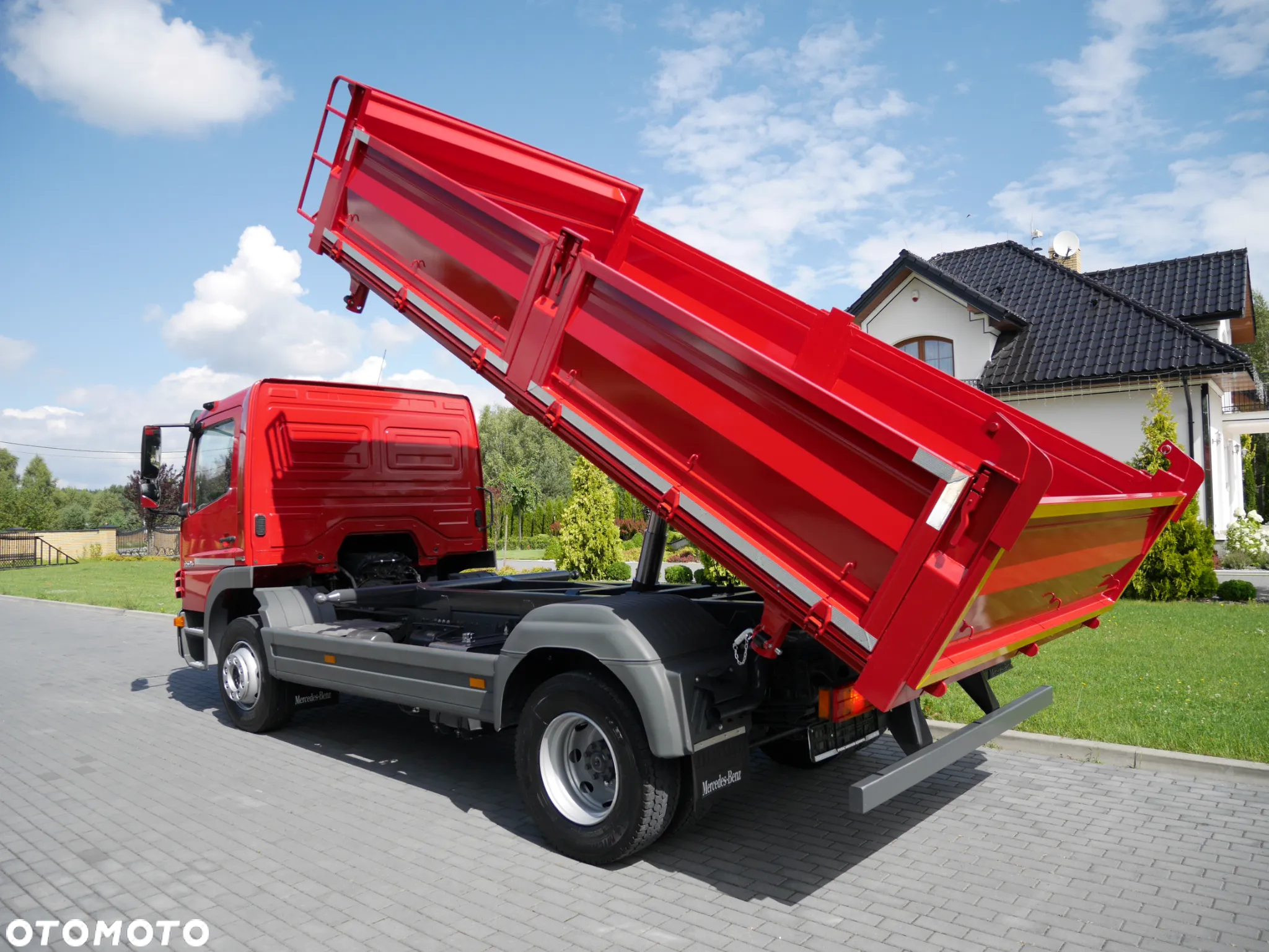 Mercedes-Benz ATEGO 1524 WYWROTKA 3-STRONNA, NISKI PRZEBIEG, STAN IDEALNY - 18
