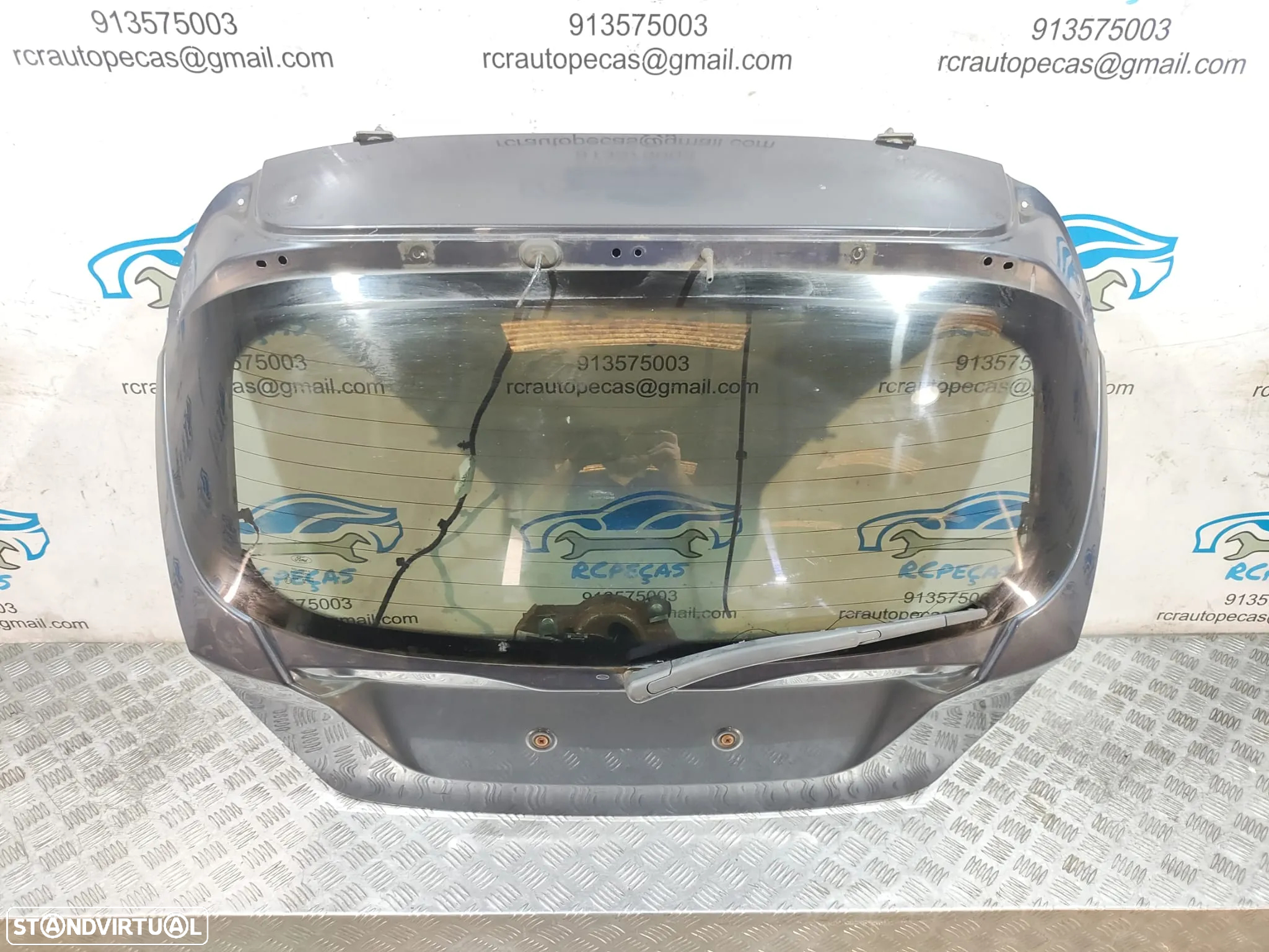 Porta / Tampa da Mala Ford Fiesta VI 6 MK6 em Cinza / Cinzento - 3