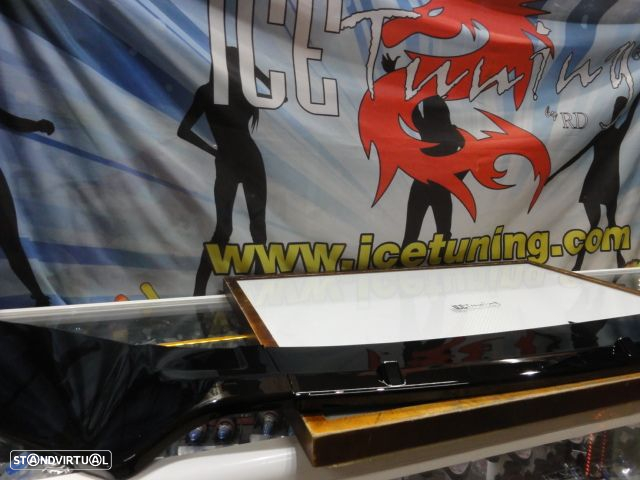 Difusor / Lip / spoiler frontal para VW Golf 7 2012 - 2017 preto piano brilhante em plástico ABS, para para-choques GTI, GTE. - 9